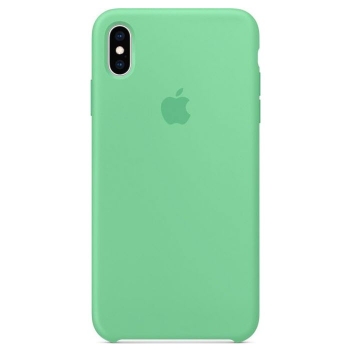 iPhone XS Max Silikon Case Minzgrün MVF82ZM/A hinten Zubehör online kaufen bestellen