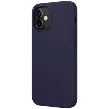 iPhone 12 Magnetic Cover MagSafe Nillkin Flex Pure Pro blau schräg online kaufen bestellen
