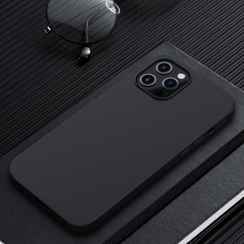 iPhone 12 Pro Magnetic Cover MagSafe Nillkin Flex Pure Pro liegend schwarz online kaufen bestellen