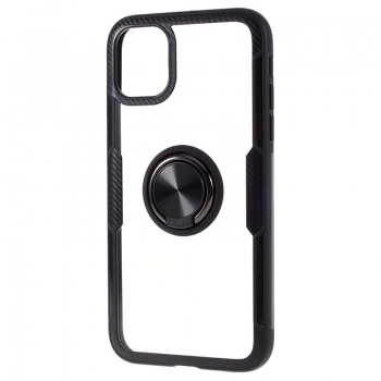 iPhone 12 Pro Hybrid Magnet Ring Case in Carbon schwarz online kaufen bestellen