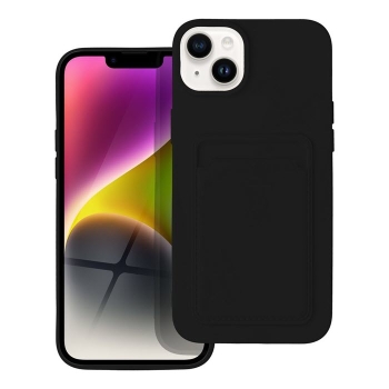 Silicone Card Case für iPhone 14 Plus in schwarz Zubehör online kaufen