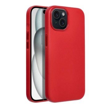 iPhone 15 Plus Leather MagSafe Case in rot Zubehör online kaufen bestellen