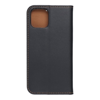 iPhone 15 Pro Echtleder Klapptasche Forcell SMART PRO schwarz hinten Zubehör online kaufen