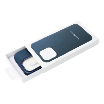 iPhone Leather MagSafe Case in blue Box Zubehör online kaufen bestellen