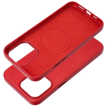 iPhone 15 Pro Max Leather MagSafe Case in rot innen  Zubehör online kaufen bestellen