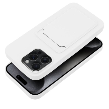 Silicone Card Case für iPhone 15 Pro Max in weiß Zubehör online kaufen
