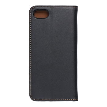 iPhone 7 8 SE 2020 2022 Echtleder Klapptasche Forcell SMART PRO schwarz hinten Zubehör online kaufen