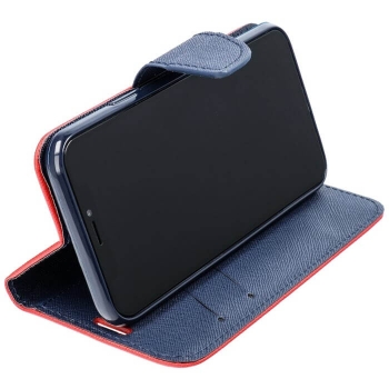 iPhone 13 Pro FANCY Book Case in rot aufgestellt Zubehör online kaufen bestellen