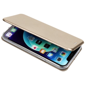 iPhone 13 Elegance Book Case gold aufgeklappt Zubehör online kaufen bestellen