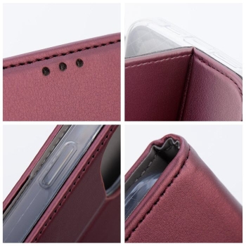 iPhone 15 Pro Max Handytasche Magneto Book Case burgunder rot Details außen online kaufen bestellen
