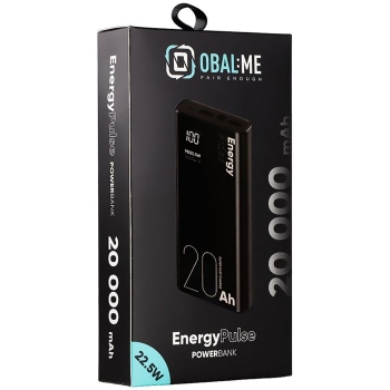 Fast Charge Powerbank OBAL:ME EnergyPulse QC PD Power Delivery 20000 mAh Verpackung vorne Online-Handyshop kaufen