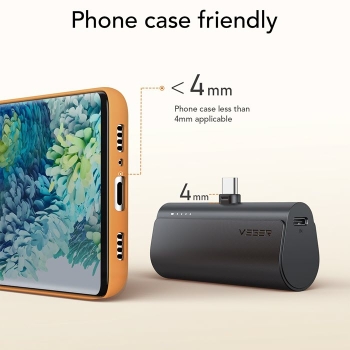 VEGER PlugOn iPhone Powerbank mit USB-C Stecker 5000mAh Case Friendly Zubehör online kaufen bestellen