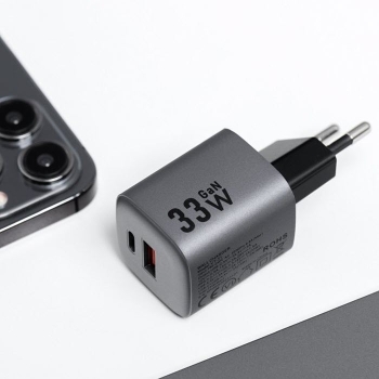 33W GaN3 Schnell Ladegerät für iPhone mit PD QC am Tisch Zubehör online kaufen