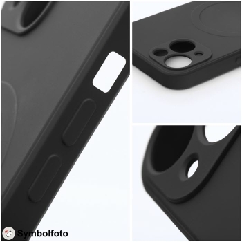 iPhone 13 Silicone Mag Cover MagSafe in schwarz Details Zubehör online kaufen bestellen