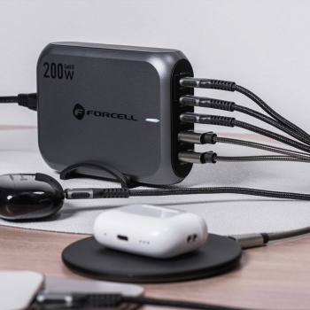 200W GaN3 Desktop Charger für iPad iPhone MacBook mit PD SFC QC im Einsatz Zubehör online kaufen