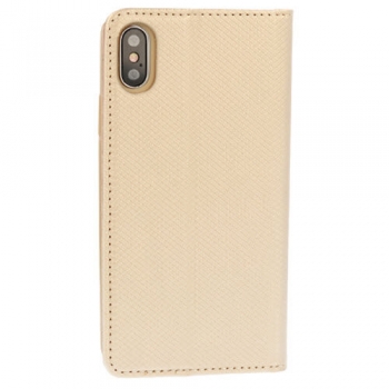 iPhone X XR XS Max Smart Book Case Gold hinten online kaufen bestellen