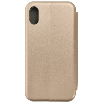 iPhone X Elegance Book Case gold hinten Zubehör online kaufen bestellen