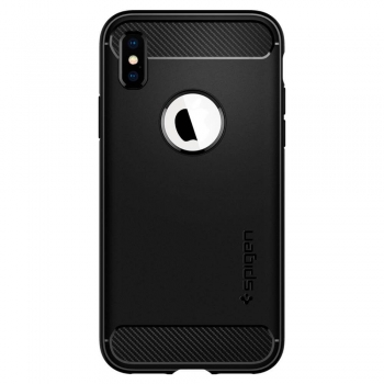 iPhone XS stabile Handyhülle Spigen Rugged Armor hinten online kaufen bestellen