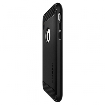 iPhone XS stabile Handyhülle Spigen Rugged Armor schräg online kaufen bestellen