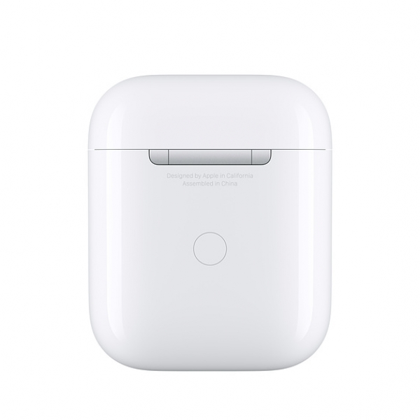 Apple Airpods 2 mit Wireless Charging Case kabellos laden MRXJ2ZM/A hinten online kaufen bestellen