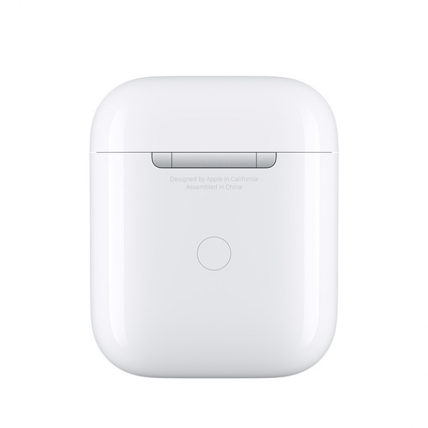 Apple Airpods 2 mit Wireless Charging Case kabellos laden MRXJ2ZM/A hinten online kaufen bestellen