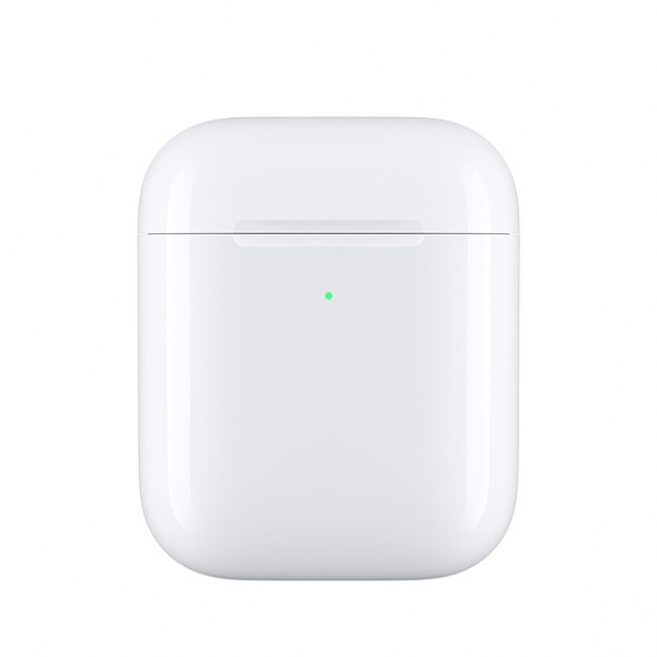 Apple Airpods 2 mit Wireless Charging Case kabellos laden MRXJ2ZM/A vorne online kaufen bestellen