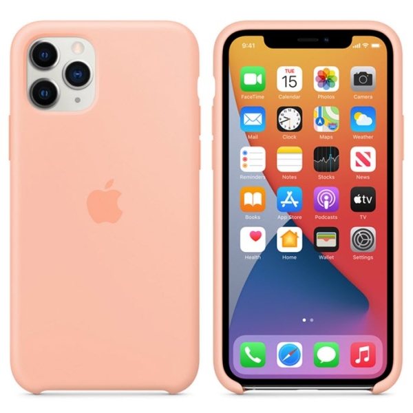 iPhone 11 Pro Max Silikonhülle Grapefruit Apple Original MY1H2ZM/A Kombi online kaufen bestellen