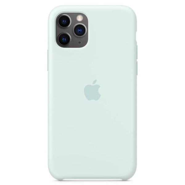 iPhone 11 Pro Max Silikonhülle Weiß Apple Original MWYX2ZM/A hinten online kaufen bestellen