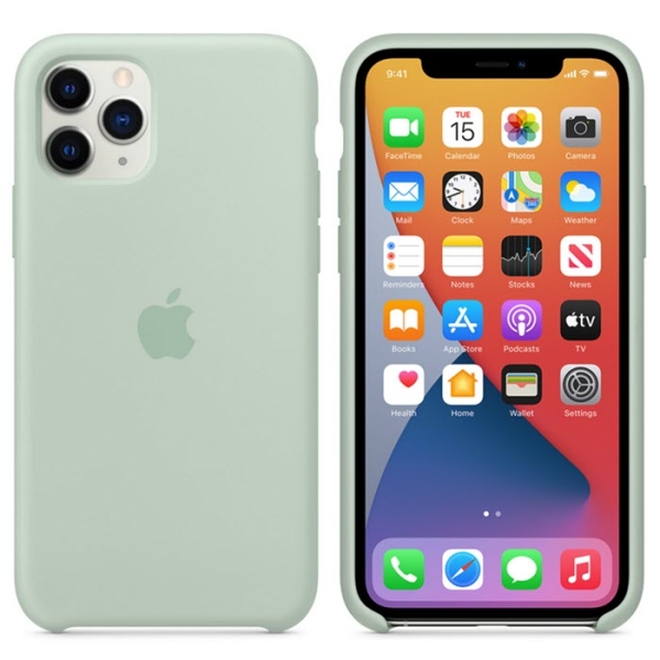 iPhone 11 Pro Silikonhülle Beryl Apple Original MXM72ZM/A Kombi online kaufen bestellen