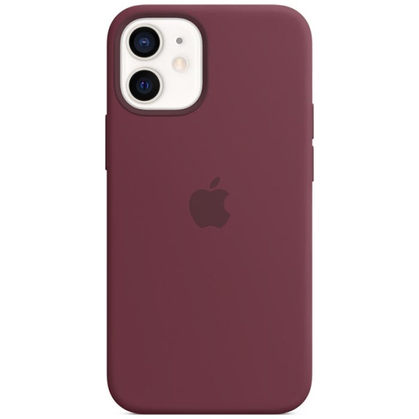 iPhone 12 mini MagSafe Silikonhülle Plum violett Apple Original MHKQ3ZM/A Kombi Zubehör online kaufen