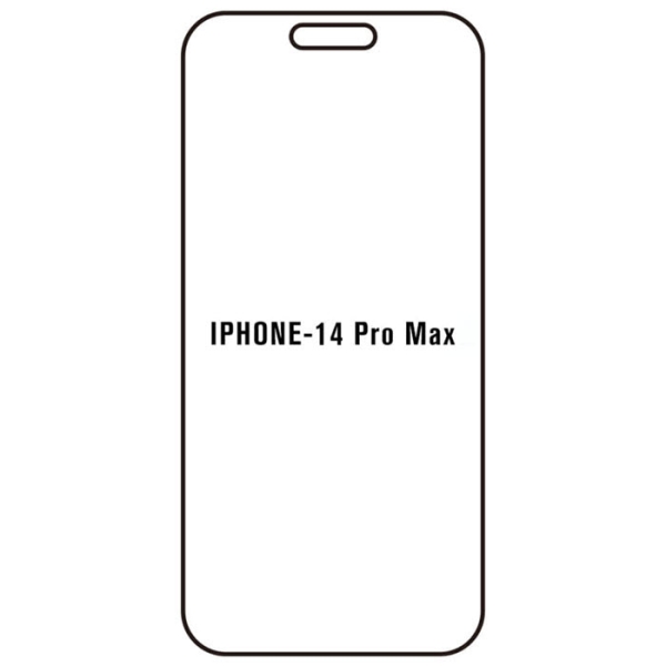 Matte Hydrogel Displayschutzfolie Panzerfolie für iPhone 14 Pro Max Schnittmuster online kaufen bestellen
