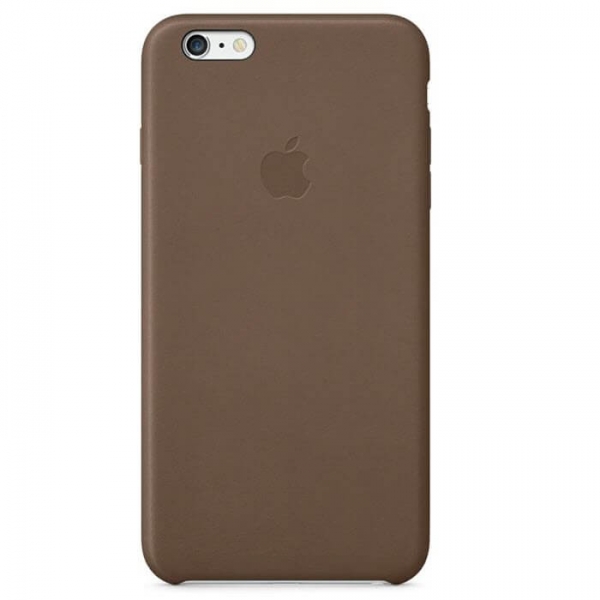 iPhone 6S Plus Leder Case Braun Apple Original MGQR2ZM/A hinten online kaufen bestellen