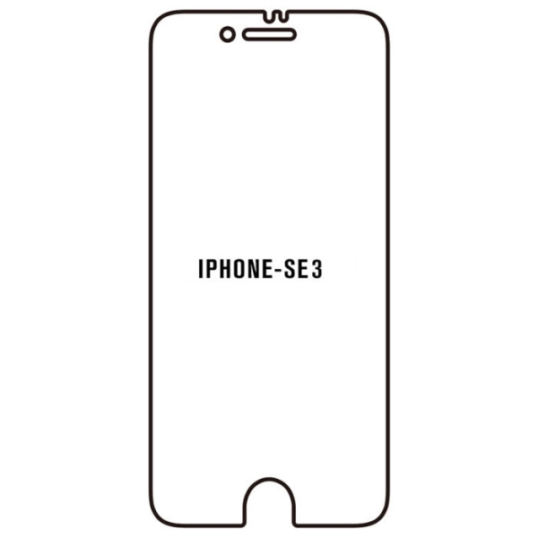 Matte Hydrogel Displayschutzfolie Panzerfolie für iPhone SE 2022 Schnittmuster online kaufen bestellen