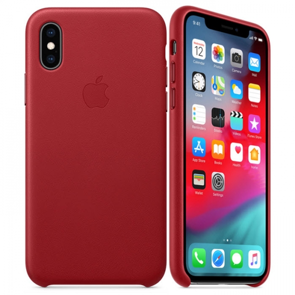 iPhone XS Leder Case PRODUCT Red (rot) Apple Original MRWK2ZM/A Kombi online kaufen bestellen