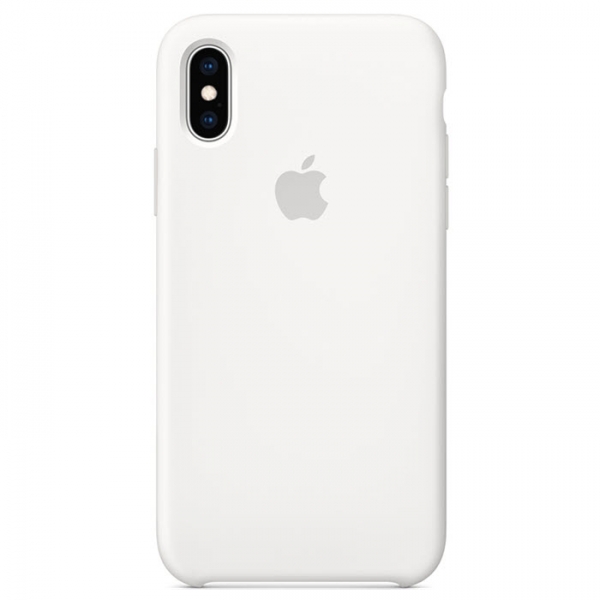 iPhone X Silicone Case Weiß Apple Original MRW82ZM/A hinten online kaufen bestellen