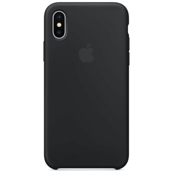 iPhone X XS Silikon Case Schwarz Apple Original MQT12FE/A Kombi online kaufen bestellen