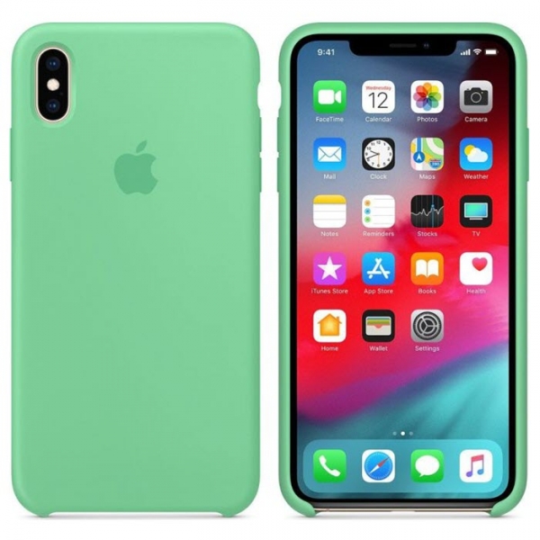 iPhone XS Max Silikon Case Minzgrün MVF82ZM/A kombi Zubehör online kaufen bestellen