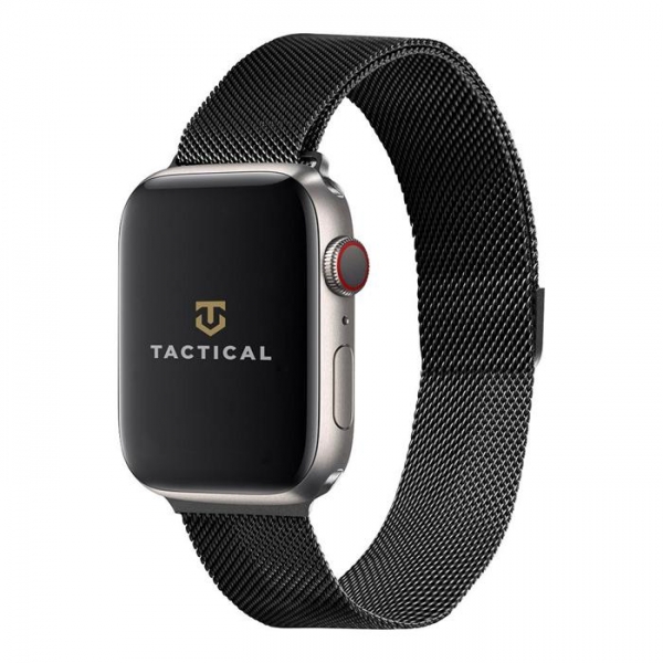 Apple Watch Edelstahl-Armband Magnetic Loop Milanese schwarz TACTICAL Zubehör online kaufen