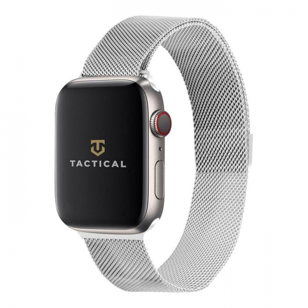 Apple Watch Edelstahl-Armband Magnetic Loop Milanese silber TACTICAL Zubehör online kaufen