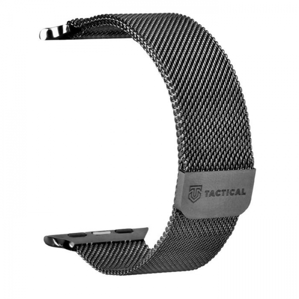 Apple Watch Edelstahl-Armband Magnetic Loop Milanese schwarz TACTICAL Zubehör online bestellen