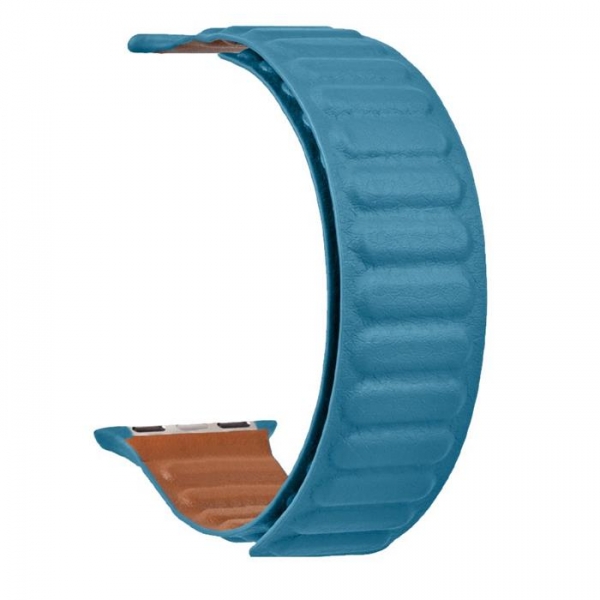 Apple Watch Loop Lederband magnetisch blau TACTICAL Zubehör online kaufen