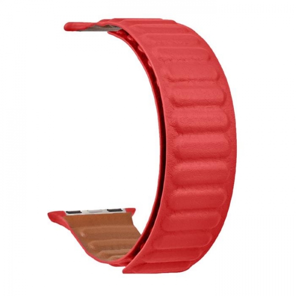 Apple Watch Loop Lederband magnetisch rot TACTICAL Zubehör online kaufen