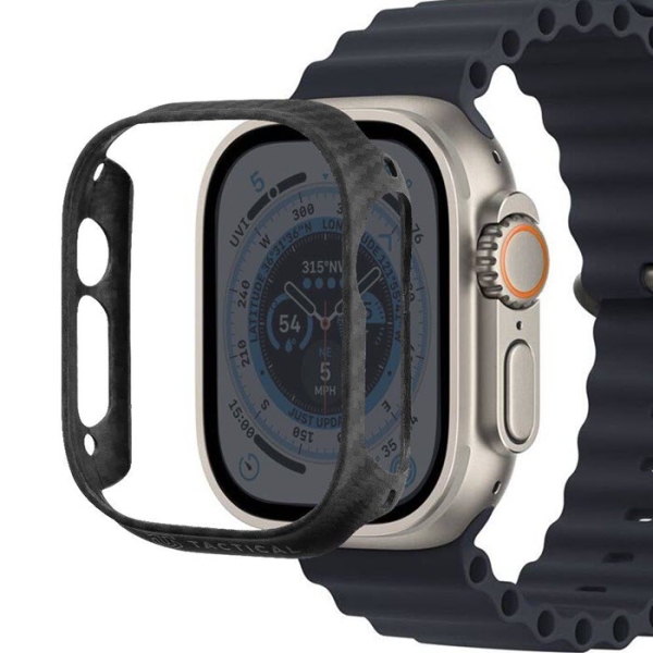 Apple Watch Ultra 49mm TACTICAL Zulu Aramid Cover Carbon-schwarz Zubehör kaufen