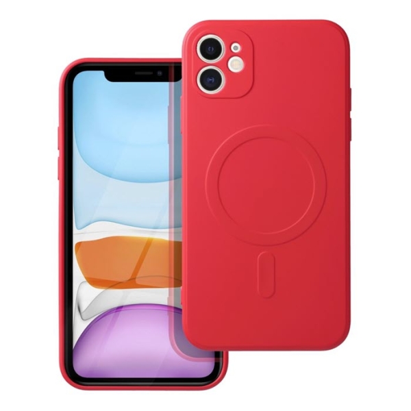 iPhone 11 Silicone Mag Cover MagSafe in rot Zubehör online kaufen bestellen