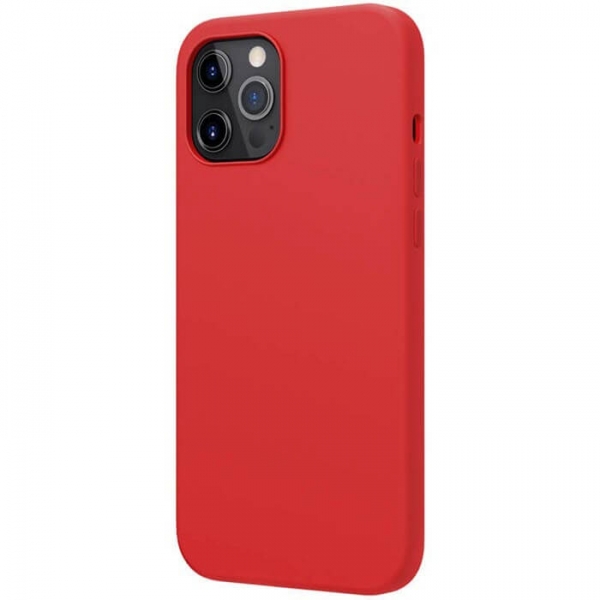 iPhone 12 Pro MaxMagnetic Cover MagSafe Nillkin Flex Pure Pro blau schräg online kaufen bestellen