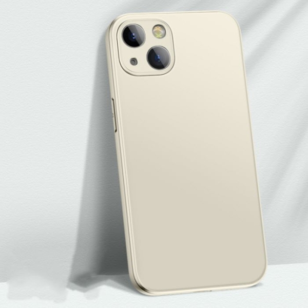 Silicone-Glas Cover matt in Antik Weiß für iPhone 13 mini online kaufen und bestellen