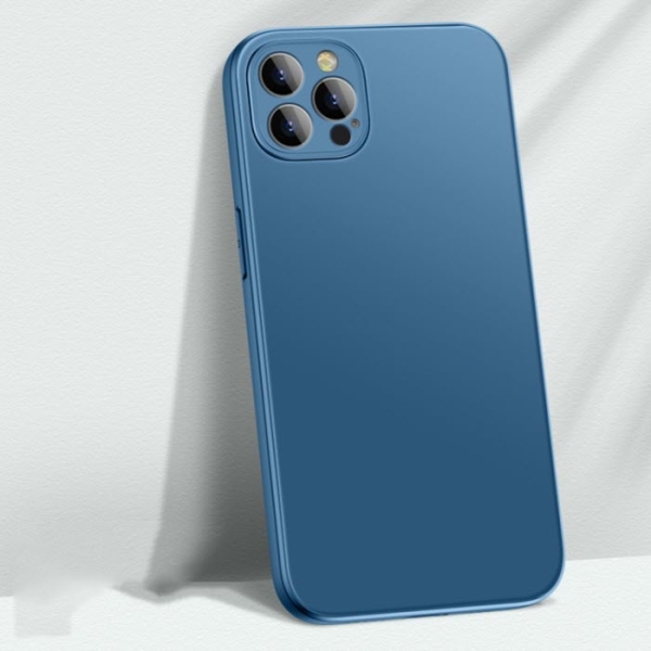 Silicone-Glas Cover matt in Navy Blue für iPhone 13 Pro online kaufen und bestellen