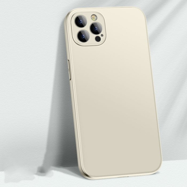 Silicone-Glas Cover matt in Antik Weiß für iPhone 13 Pro Max online kaufen und bestellen