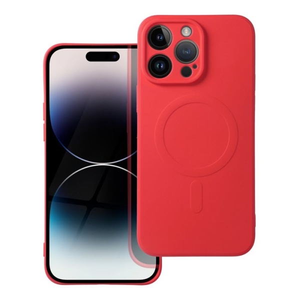 iPhone 14 Pro Max Silicone Mag Cover MagSafe in rot Zubehör online kaufen bestellen