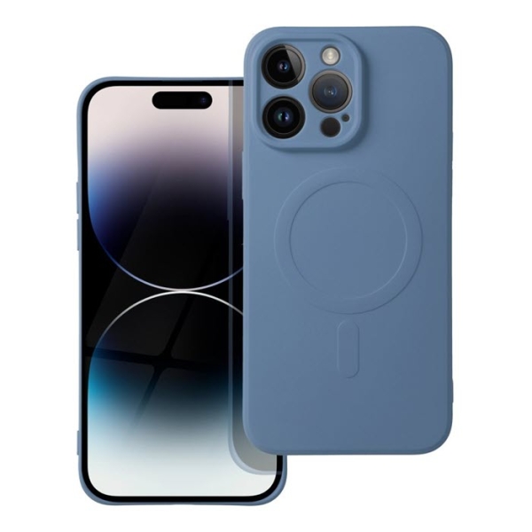 iPhone 15 Pro Max Silicone Mag Cover MagSafe in blau Zubehör online kaufen bestellen